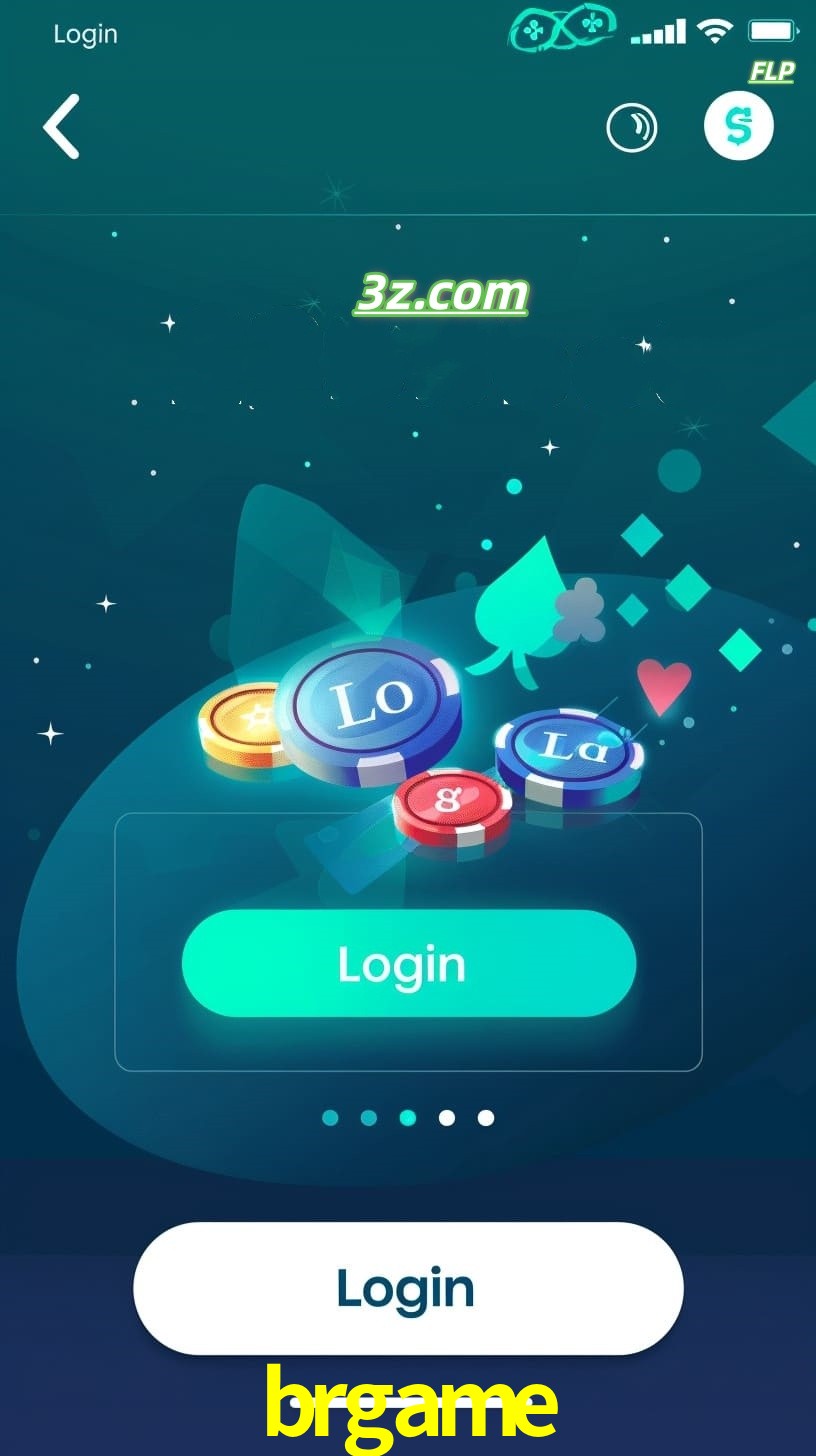 Login no aplicativo de cassino online brgame Brasil com bônus de boas-vindas